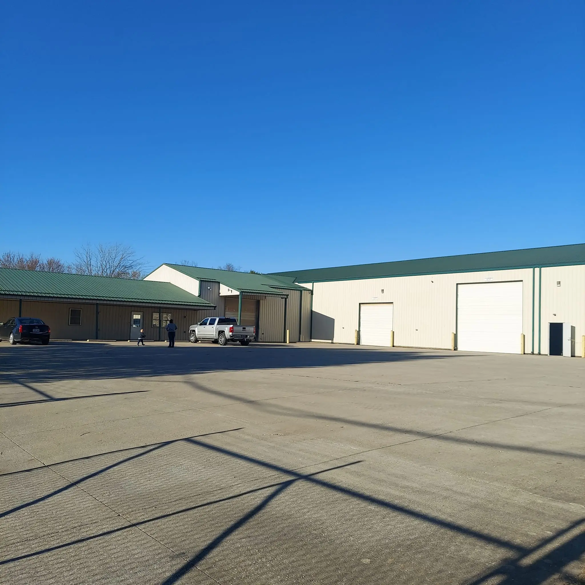 16,000 square foot fabrication facility interior with equipment